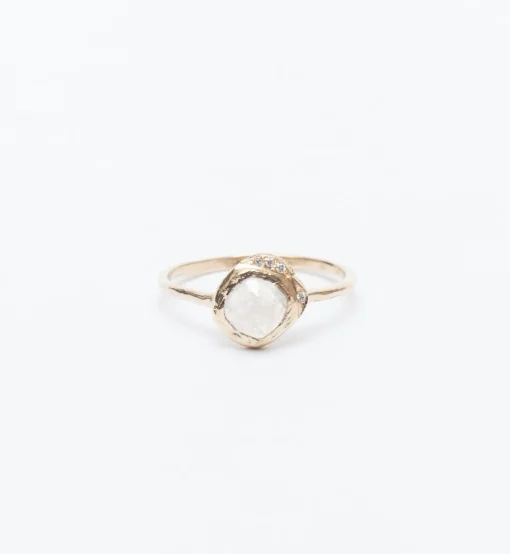 Mini Cove Moonstone Ring