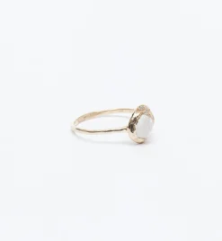 Mini Cove Moonstone Ring