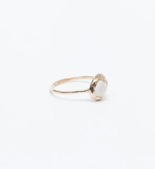 Mini Cove Moonstone Ring