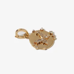 Mixed Diamond Butterfly Hinged Charm