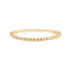 4 mm Ball Stretch Chain Bracelet