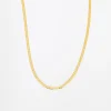 3 mm Yellow Gold Curb Chain
