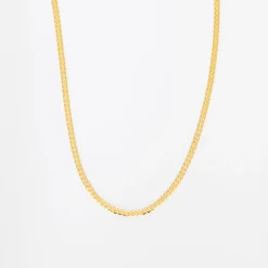 3 mm Yellow Gold Curb Chain