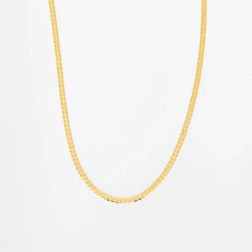 3 mm Yellow Gold Curb Chain