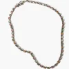 Multi Tourmaline Mini Deco-Tile Rivière Necklace