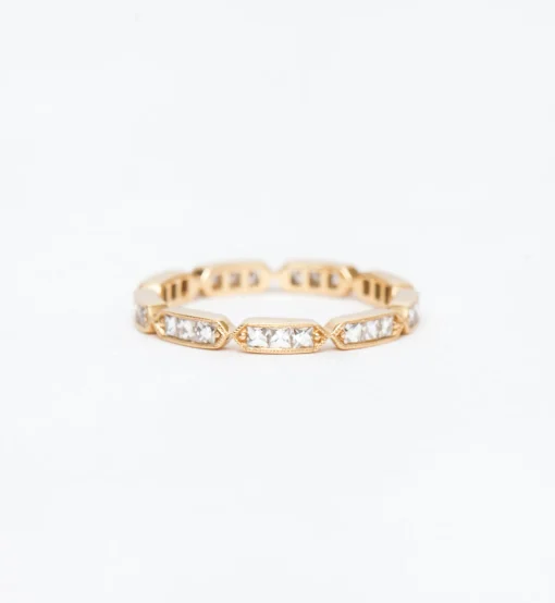 Olivia French-Cut Diamond Band