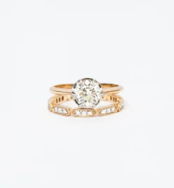 Olivia French-Cut Diamond Band