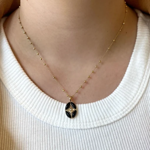 Onyx Perrine Amulet