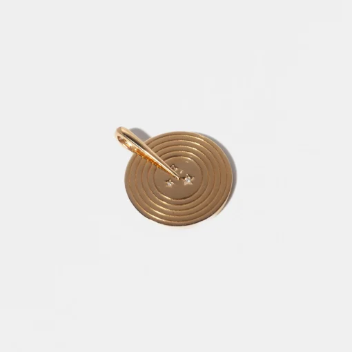 Onyx Ziggy Record Pendant
