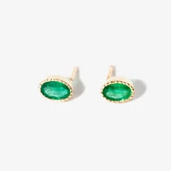 Oval Wisp Studs