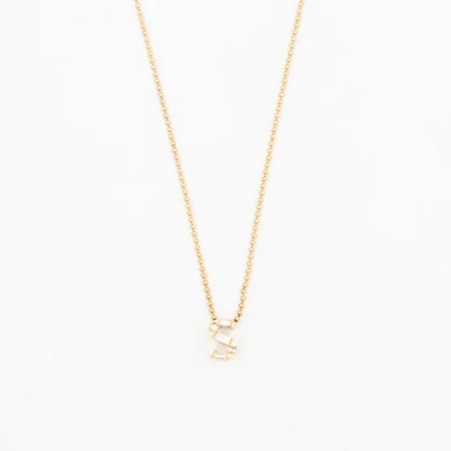Personalized Initial Diamond Necklace