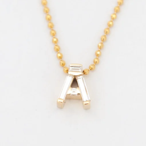 Personalized Initial Diamond Necklace