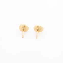 Pink Sapphire Pebble Studs