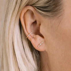 Princess Diamond & Diamond Bar Studs