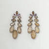 Rutilated Quartz Casacde Earrings