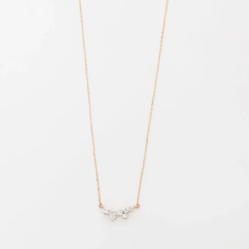 Scattered Diamond Necklace