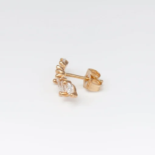Single Diamond Lyrie Earring