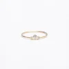 Small Graduated Bezel Ring