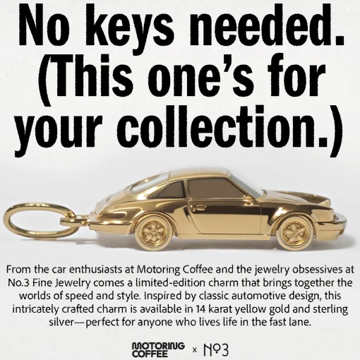 Sports Car Charm Necklace