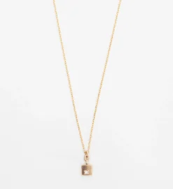 Square Diamond Mirror Pendant