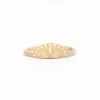 Sundial Pavé Stacker Ring