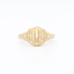 Sundial Signet Ring