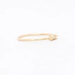 Tapered Baguette and Prong Diamond Ring