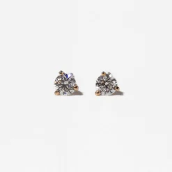 0.50 tcw Three-Prong Diamond Solitaire Studs