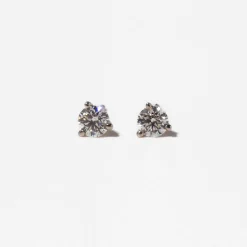 0.50 tcw Three-Prong Diamond Solitaire Studs