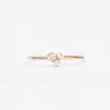 Three Mixed Diamond Prong Trio Ring