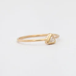 Trillion Diamond Ring