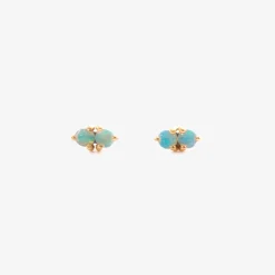 Two-Step Opal Earrings