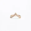 White Diamond Butterfly Chrysalis Band