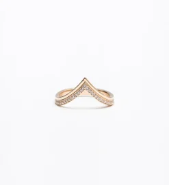 White Diamond Butterfly Chrysalis Band