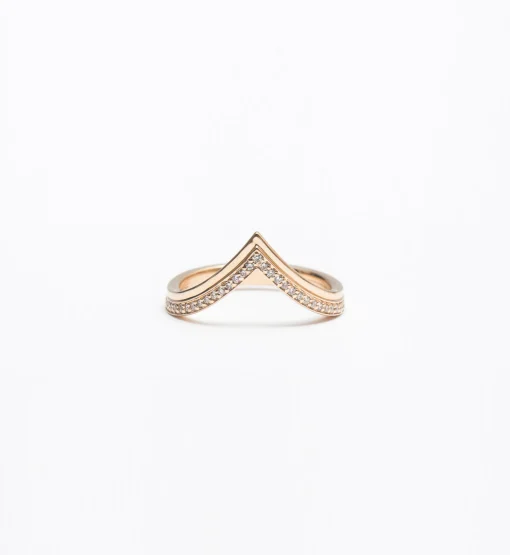 White Diamond Butterfly Chrysalis Band