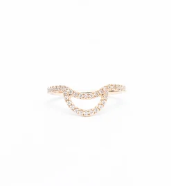 White Diamond Eleonore Pavé Helios Band