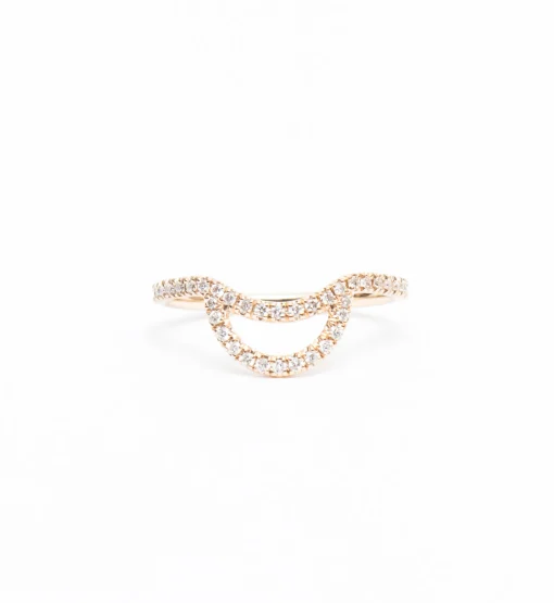 White Diamond Eleonore Pavé Helios Band