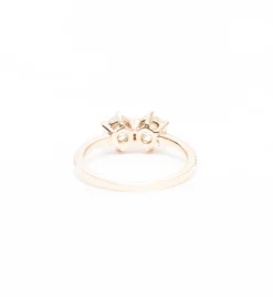 White Diamond Luna Ring