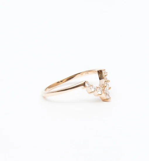White Diamond Marquise Tiara Band