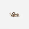 White Diamond Mini Loop Earring