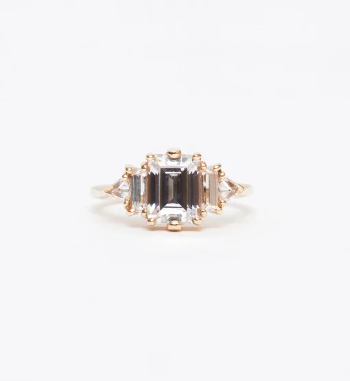 White Diamond Theda Ring