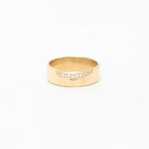 White Diamond Trail Ring