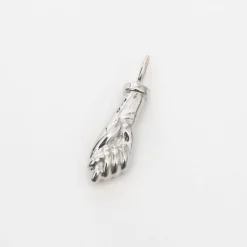 White Gold Figa Amulet