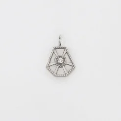 White Gold Small Arcadia Amulet