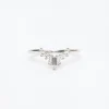 White Gold Triple Baguette Grand Tiara Band