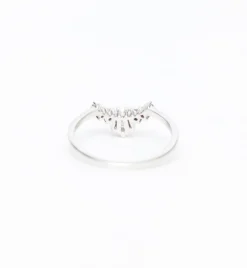 White Gold Triple Baguette Grand Tiara Band