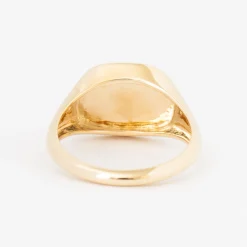 Zodiac Ceramic & Diamond Aries Signet Ring