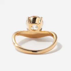 1.97 ct Antique Old European Piscine Ring