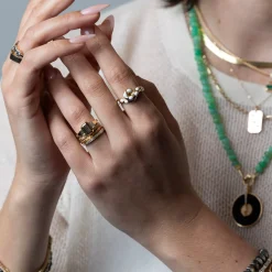 2.34 ct Fancy Diamond Amelia Three-Stone Ring