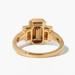 2.34 ct Fancy Diamond Amelia Three-Stone Ring